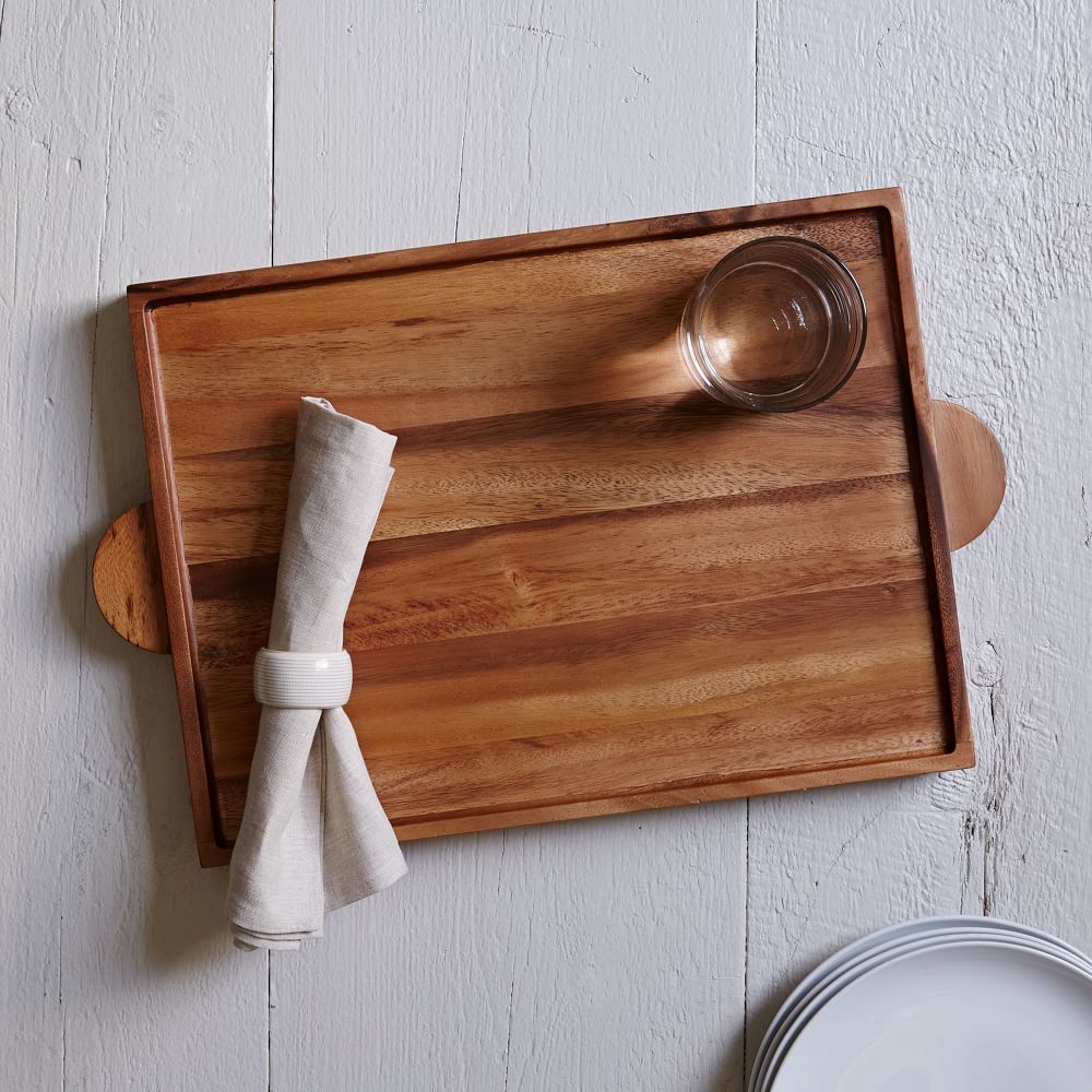 Wood Placemat Tray Rectangle West Elm