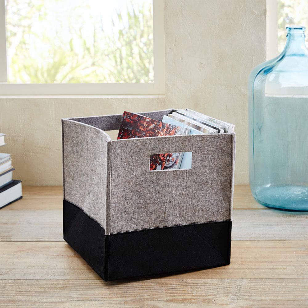 Felt Storage Bin West Elm