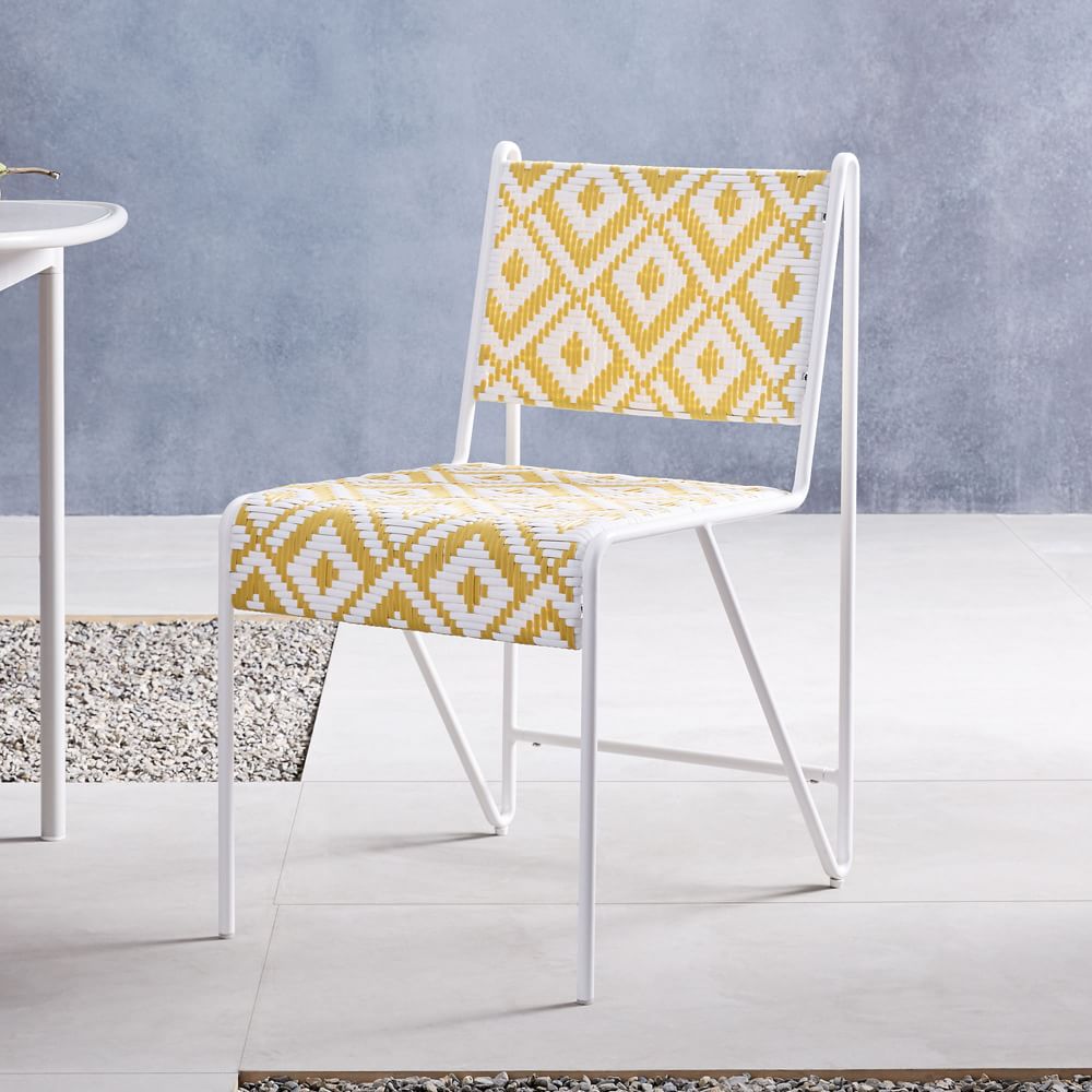 Peg Woodworking TwoTone Outdoor Dining Chair West Elm