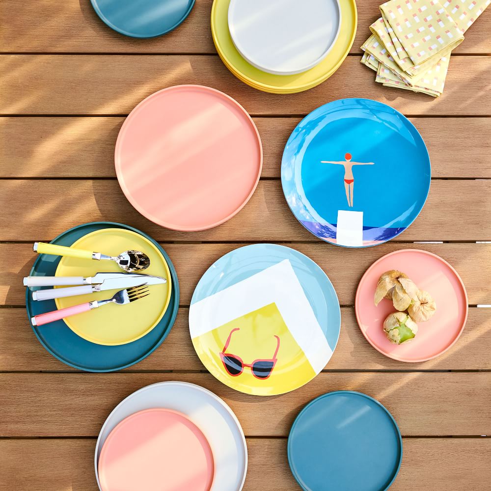 Summertime Melamine Plates West Elm