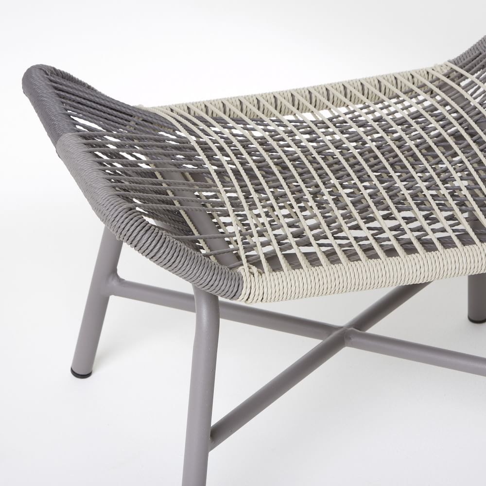 Huron Outdoor Ottoman | West Elm
