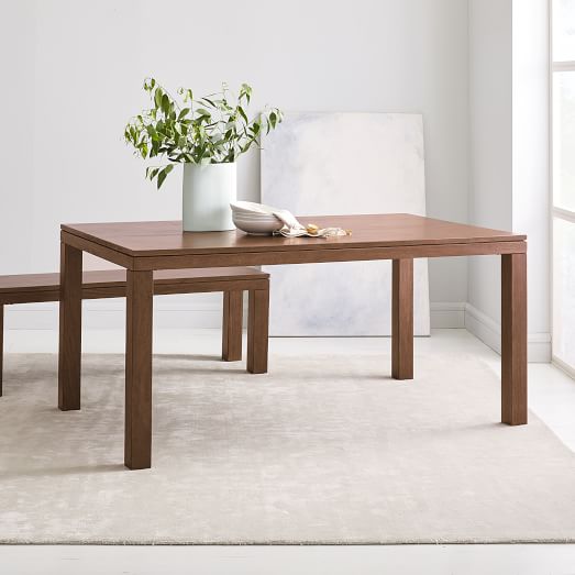 west elm dining table with bench