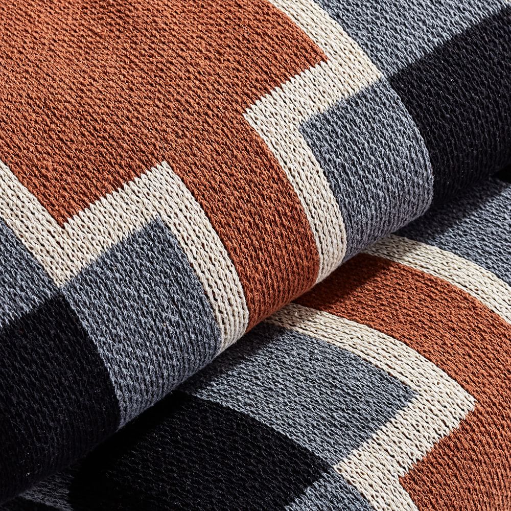 Happy Habitat Recycled Cotton Crossroads Throw West Elm