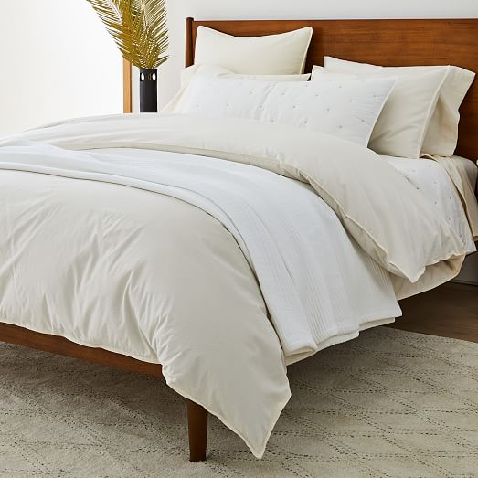 west elm washed cotton duvet