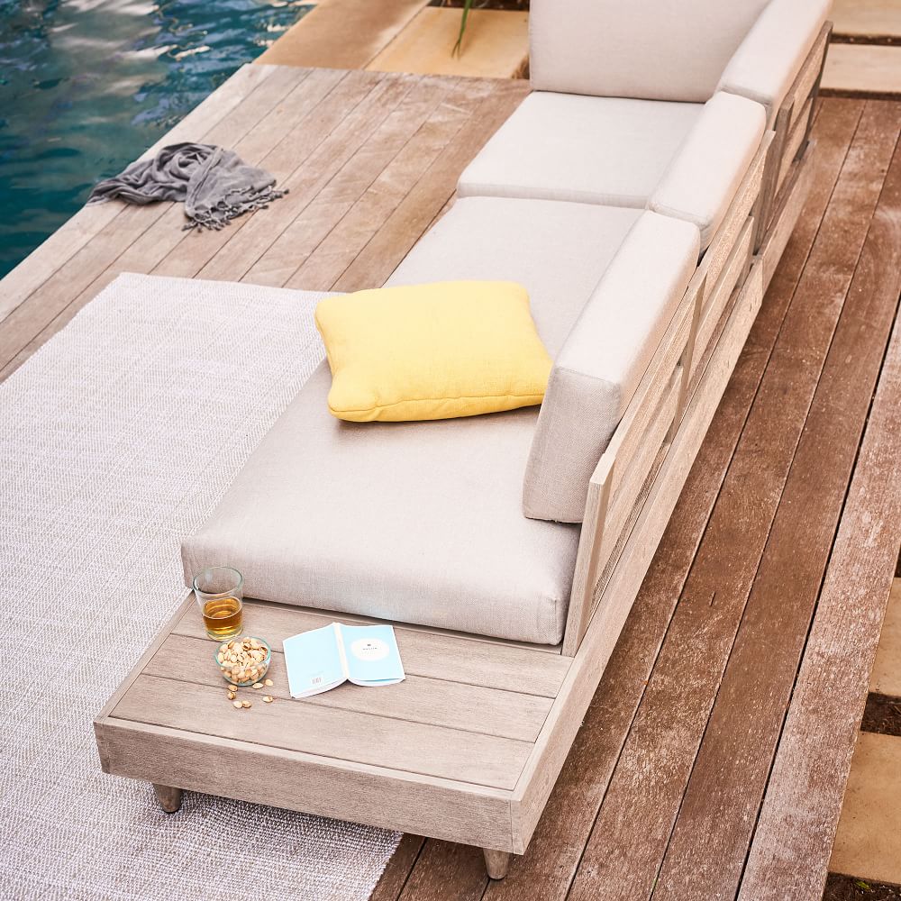 Build Your Own Portside Low Outdoor Sectional West Elm