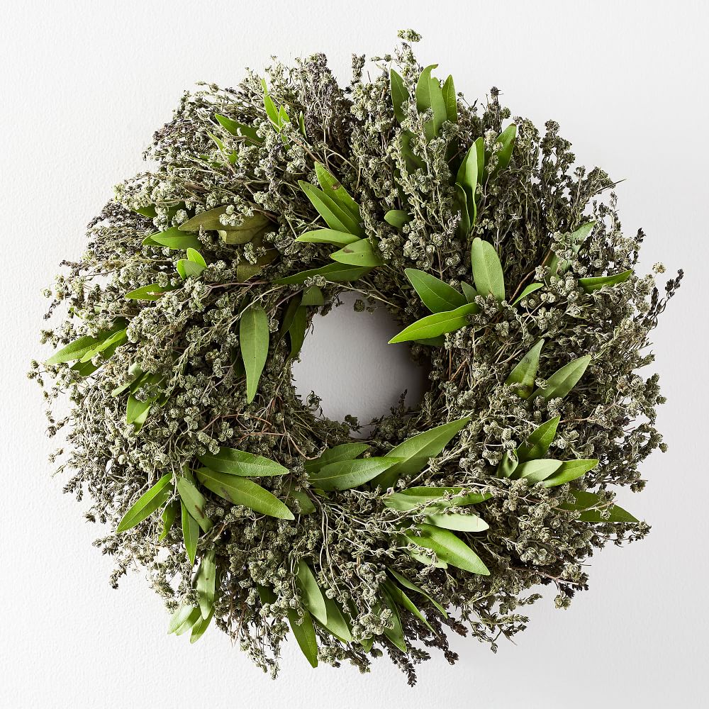 Savory & Marjoram Wreath West Elm