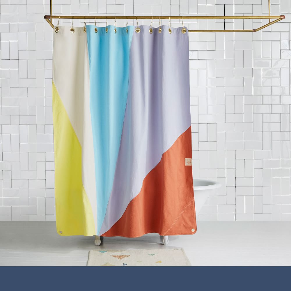 Quiet Town Pacifica Shower Curtain Prism West Elm