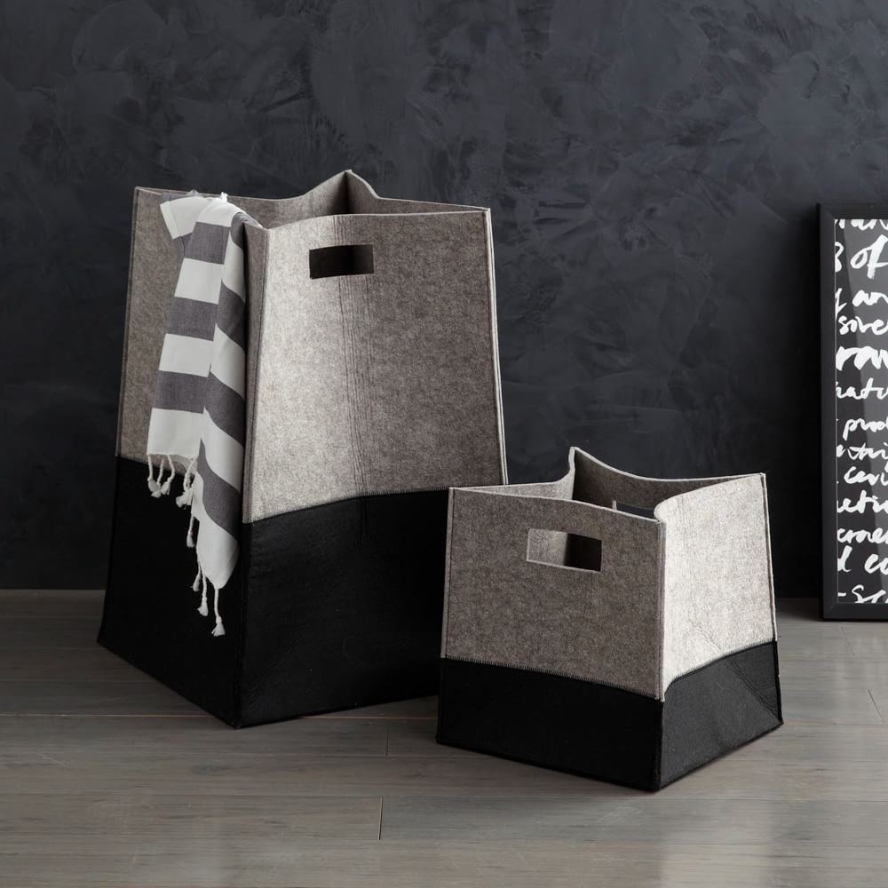 Felt Storage Bin West Elm