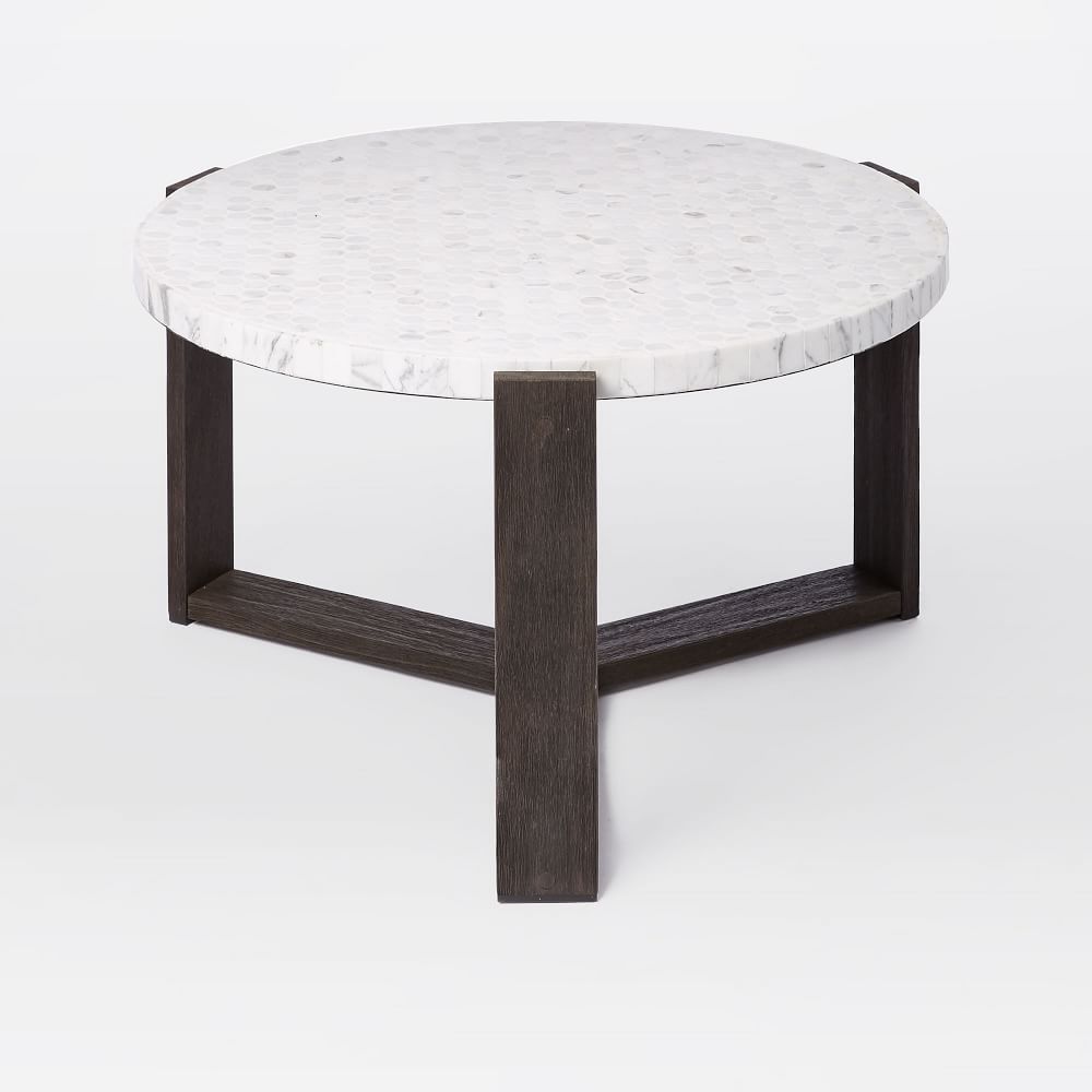 Mosaic Outdoor Round Coffee Table (32") West Elm