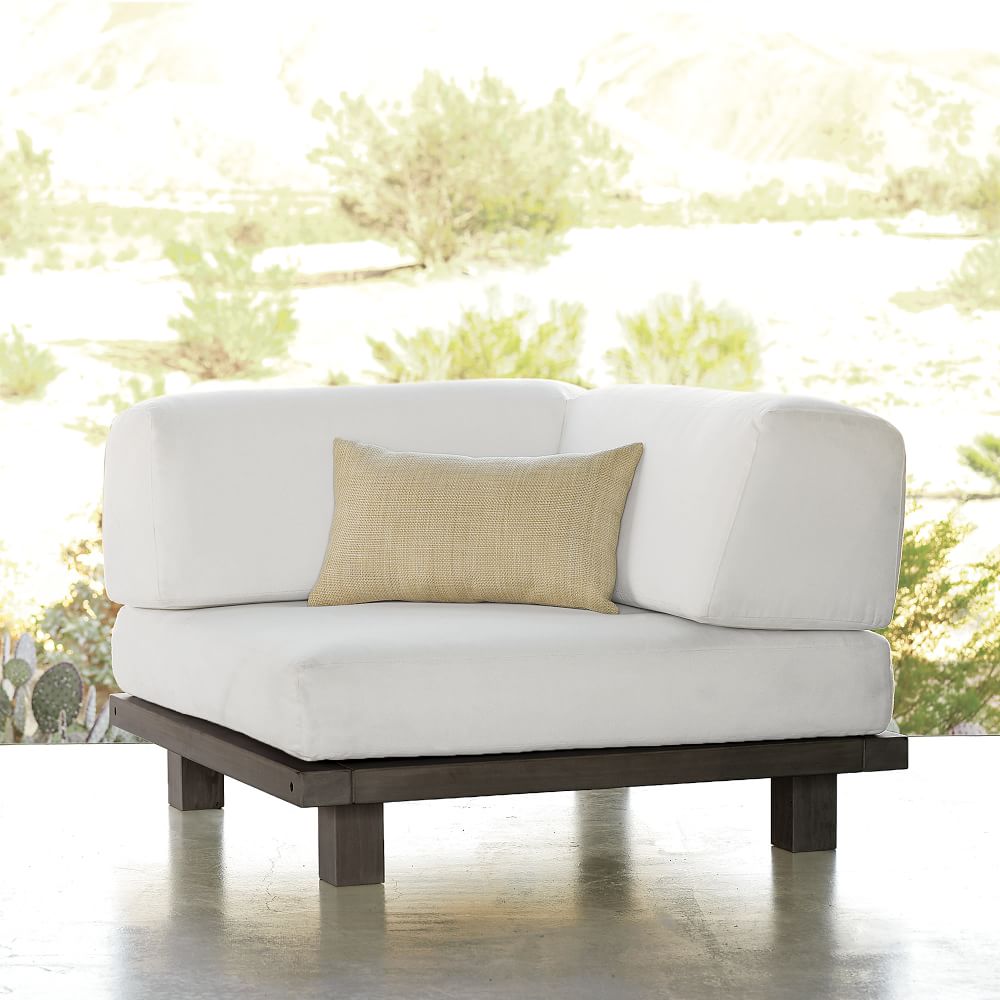 Details about   West Elm Tillary Outdoor  Corner Back Cushion Slipcover Flax 