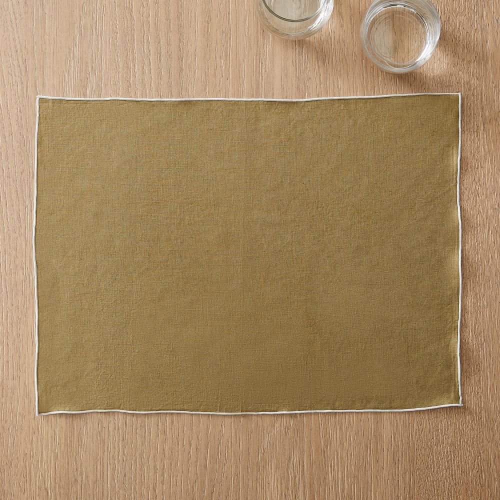 Merrowed Edge Placemats West Elm