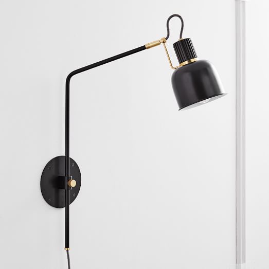 Clinton Sconce - West Elm Wall Sconce Plug In