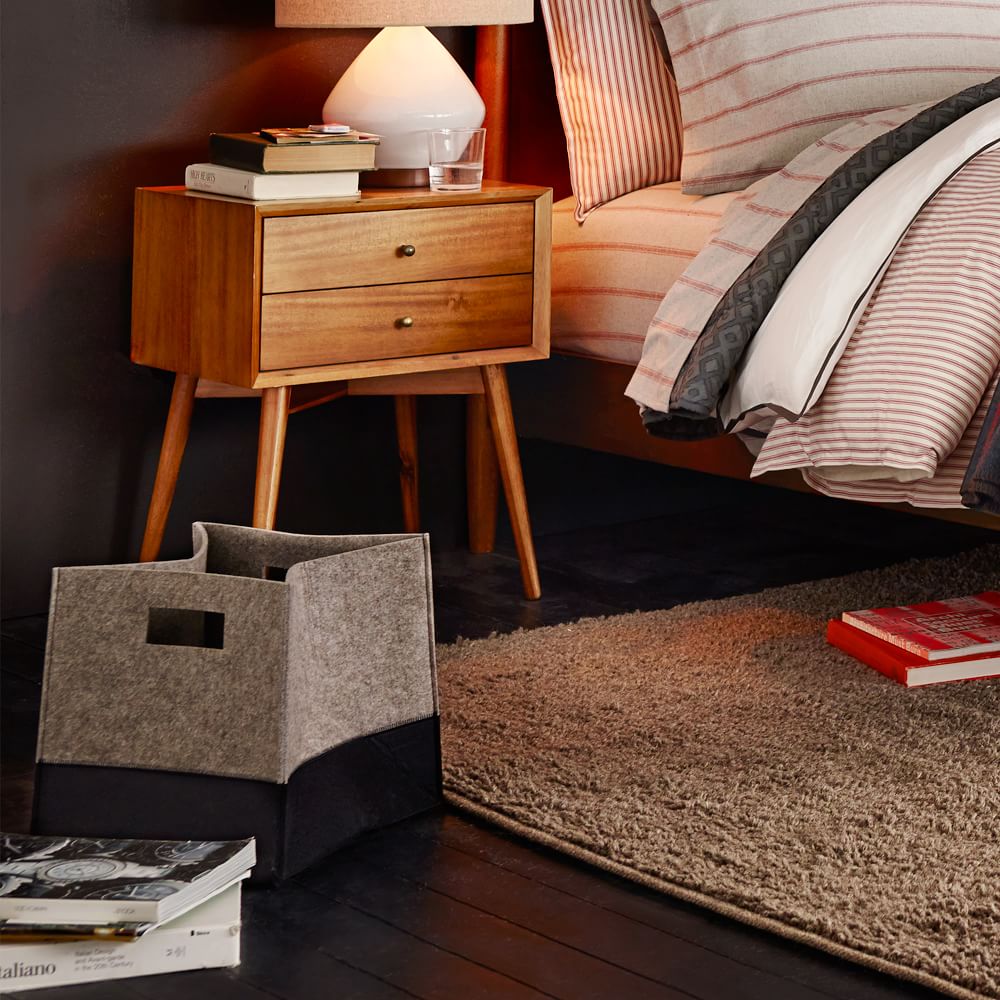 Felt Storage Bin West Elm