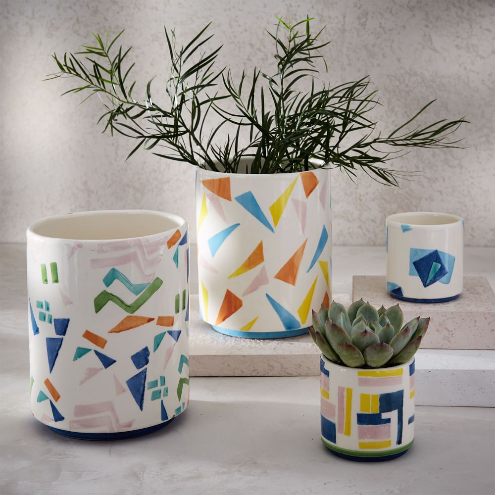 Roar & Rabbit™ Patterned Cachepots West Elm