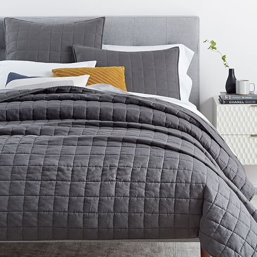 west elm linen quilt