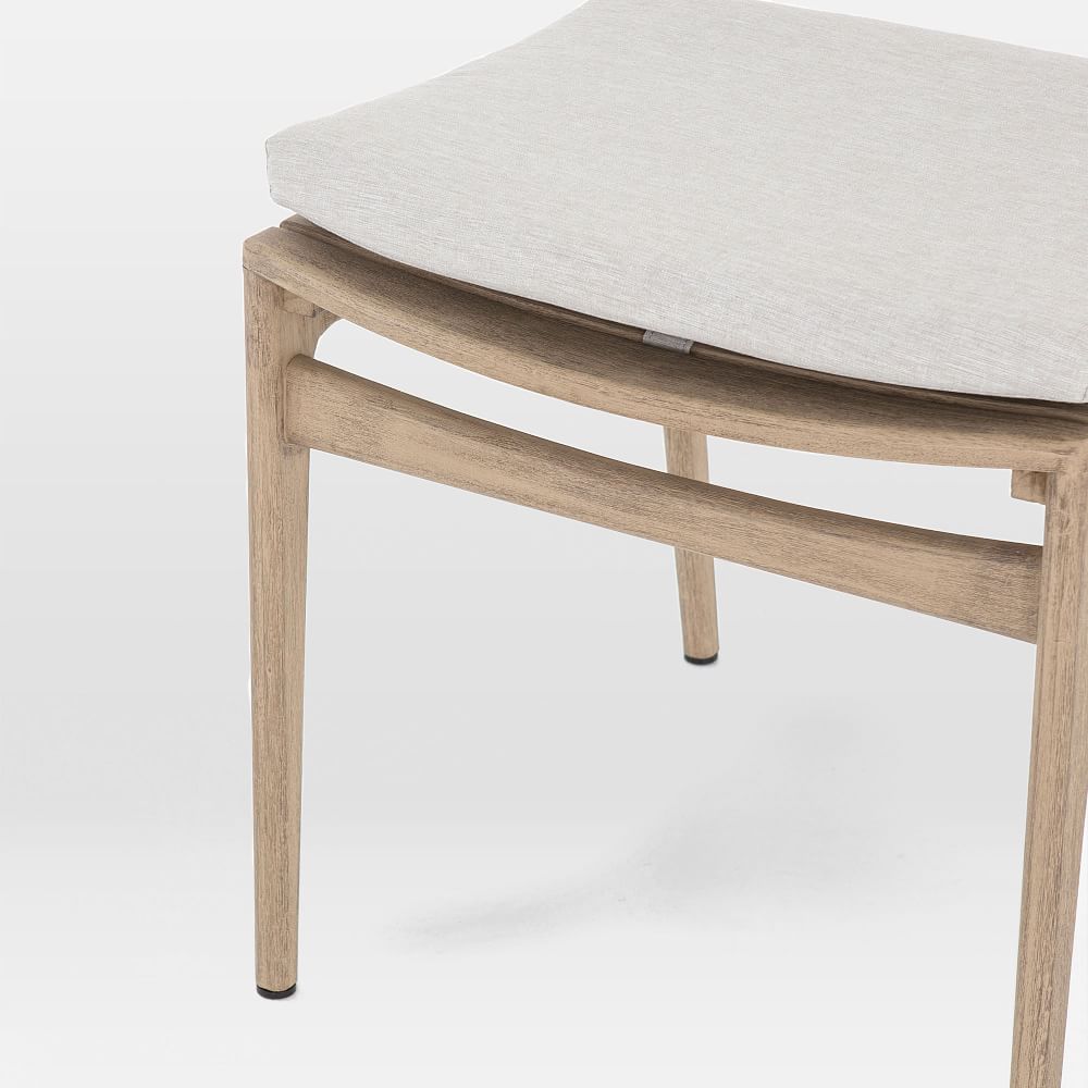 Teak Wood LowBack Outdoor Dining Chair West Elm