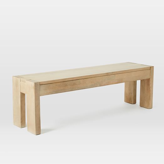 west elm table bench