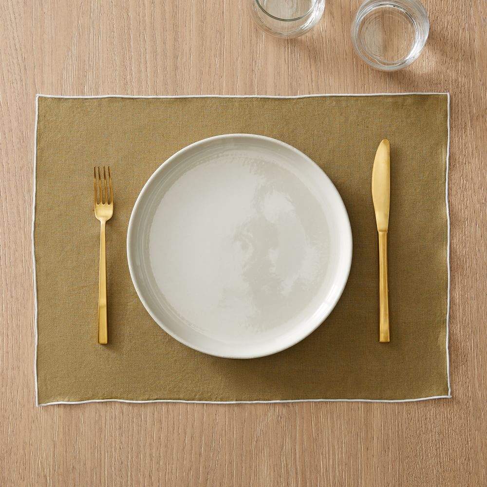 Merrowed Edge Placemats West Elm