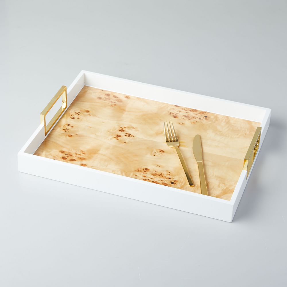Lacquer & Veneer Tray | West Elm