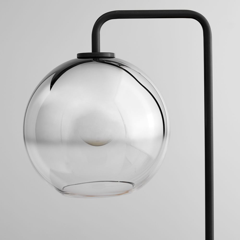 Sculptural Glass Globe Floor Lamp (58") | West Elm