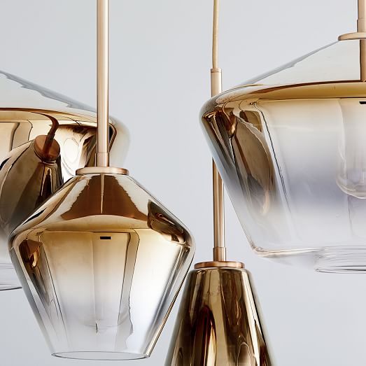 west elm geo chandelier