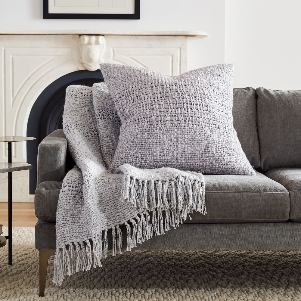 Cozy Weave Pillow Cover West Elm