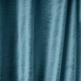 West Elm One 1 Teal Luster Velvet  Curtain 48x84 Green Gables NEW 