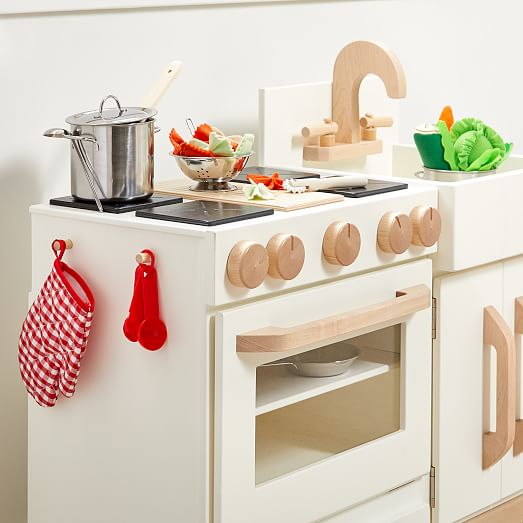 minimalist play kitchen