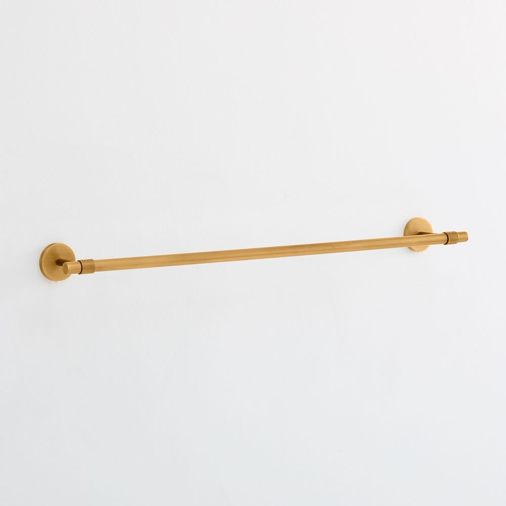 Pure Modernist Bath Hardware - Antique Brass | West Elm