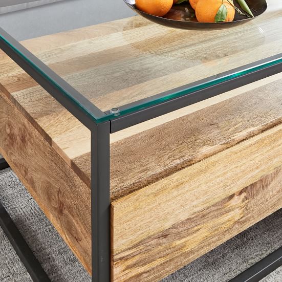 Box Frame Storage Coffee Table West Elm