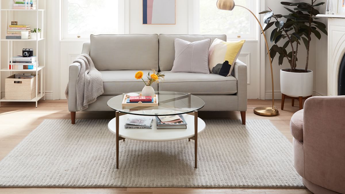 Terra Stripes Easy Care Rug | West Elm