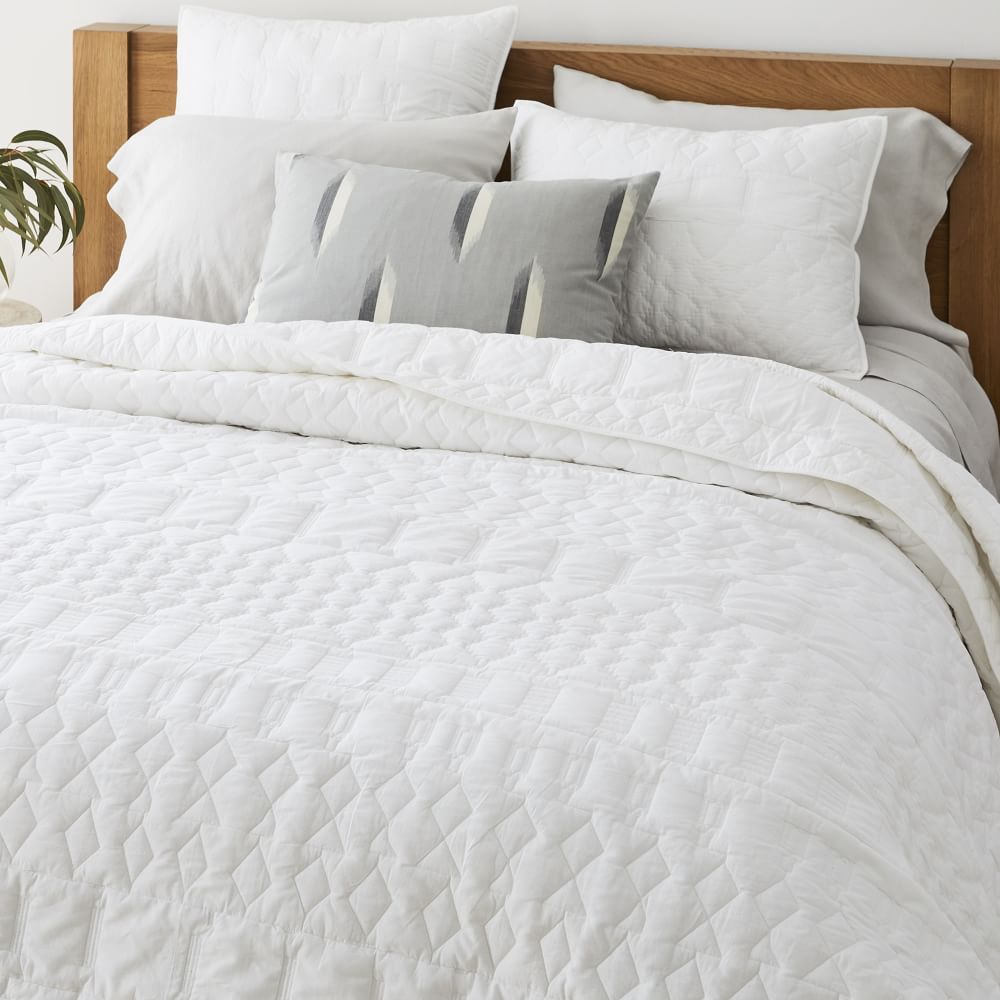 Origin Matelasse Quilt & Shams West Elm