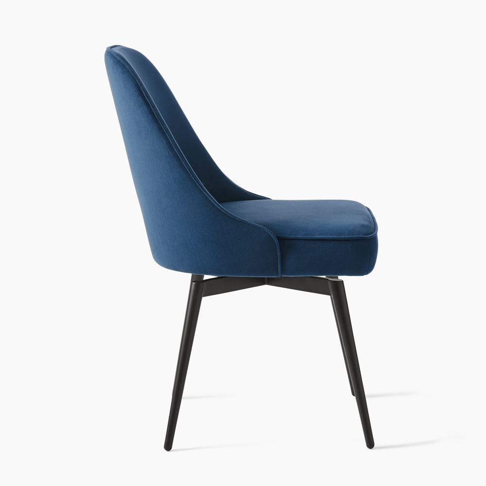 MidCentury Swivel Office Chair Metal Legs West Elm