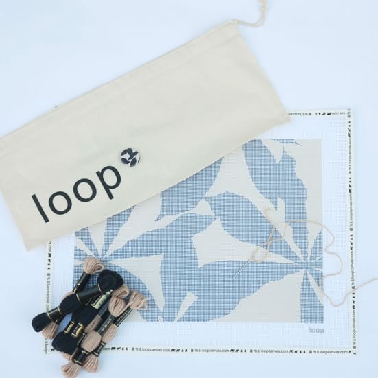 Loop Canvas Needlepoint Kit Palms West Elm