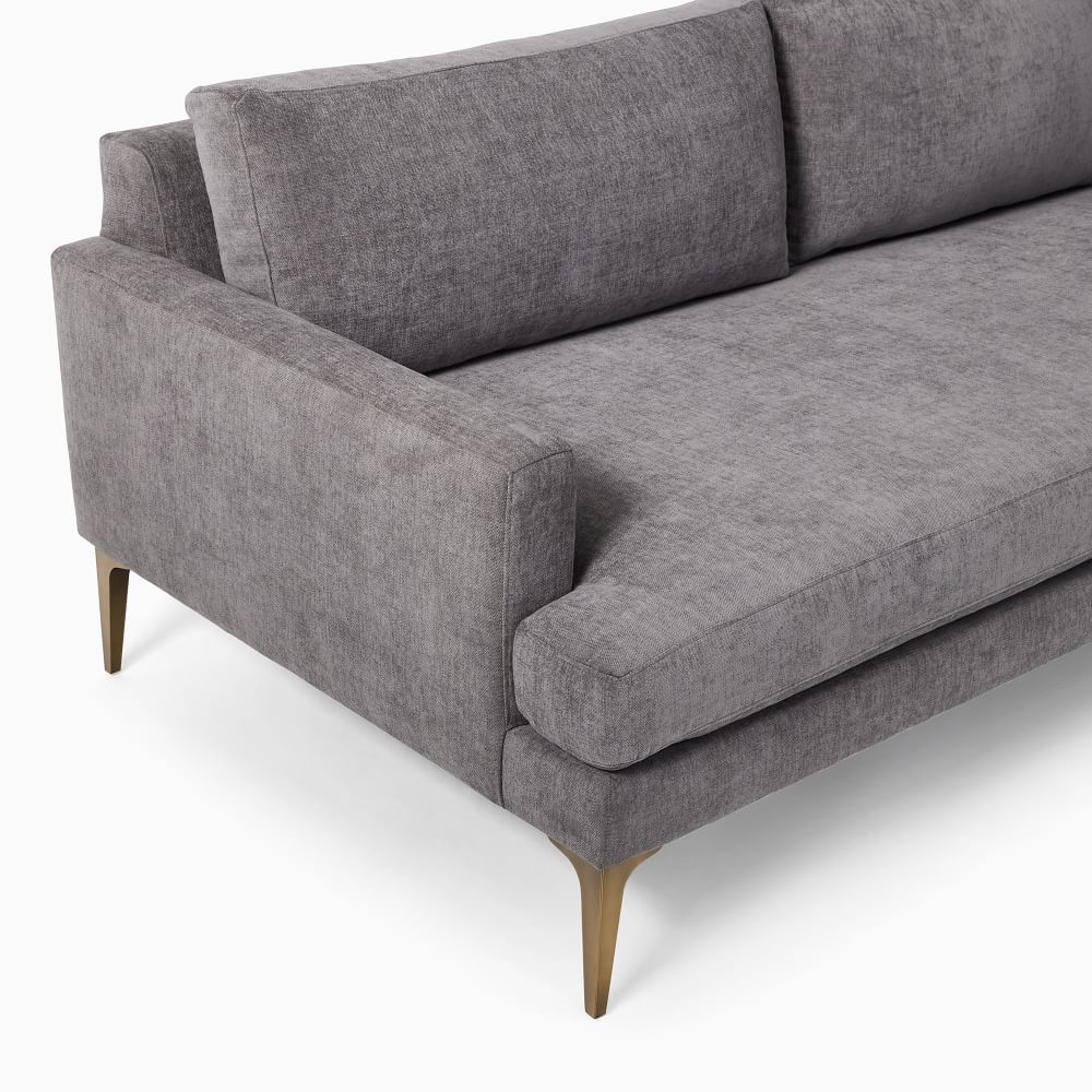 Andes 3 Piece Chaise Sectional Sofa With Chaise West Elm