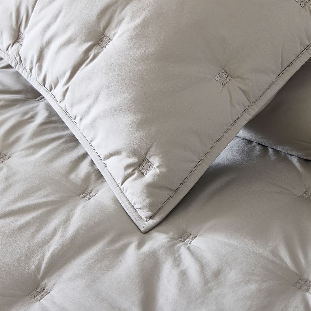 Washed Cotton Comforter & Shams West Elm