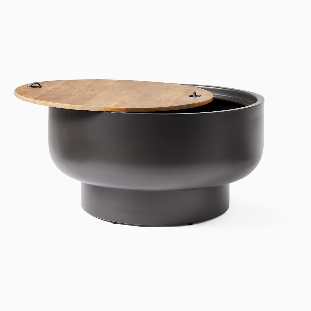 Drum Storage Coffee Table (32"40") West Elm