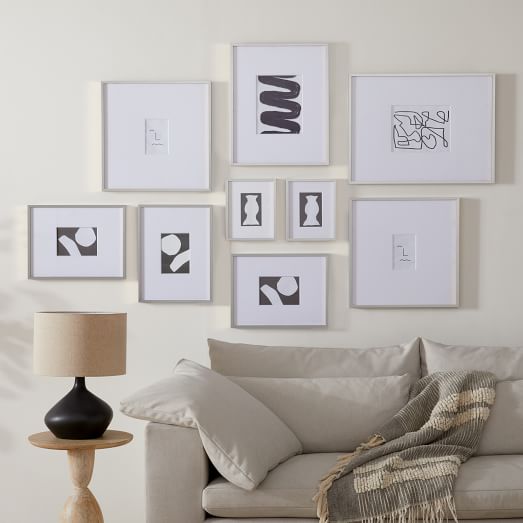 Multi-Mat Gallery Frames - White | West Elm