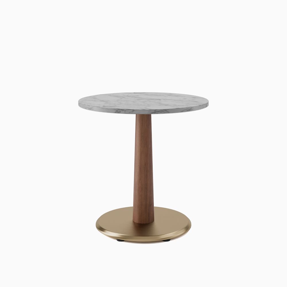 Claire Restaurant Dining Table - Faux Marble - Round | West Elm