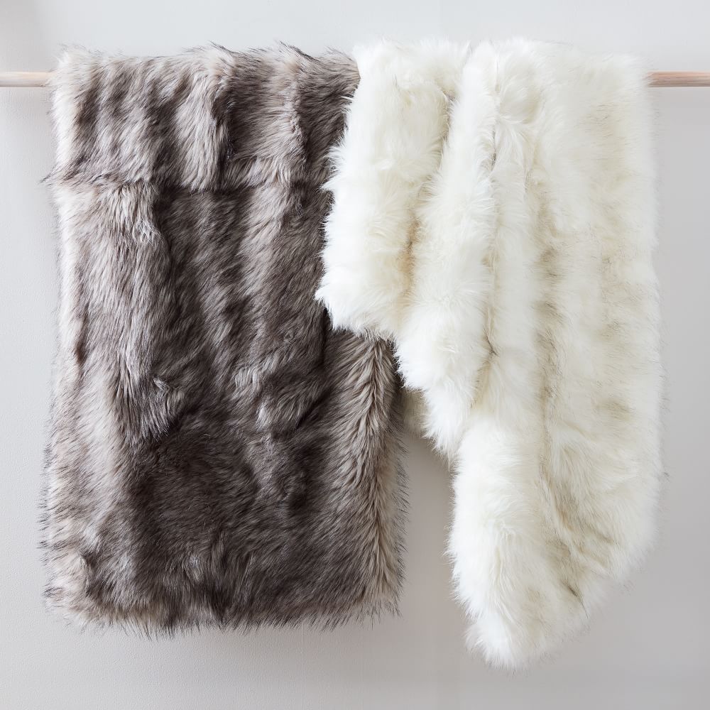 Faux Fur Throw West Elm