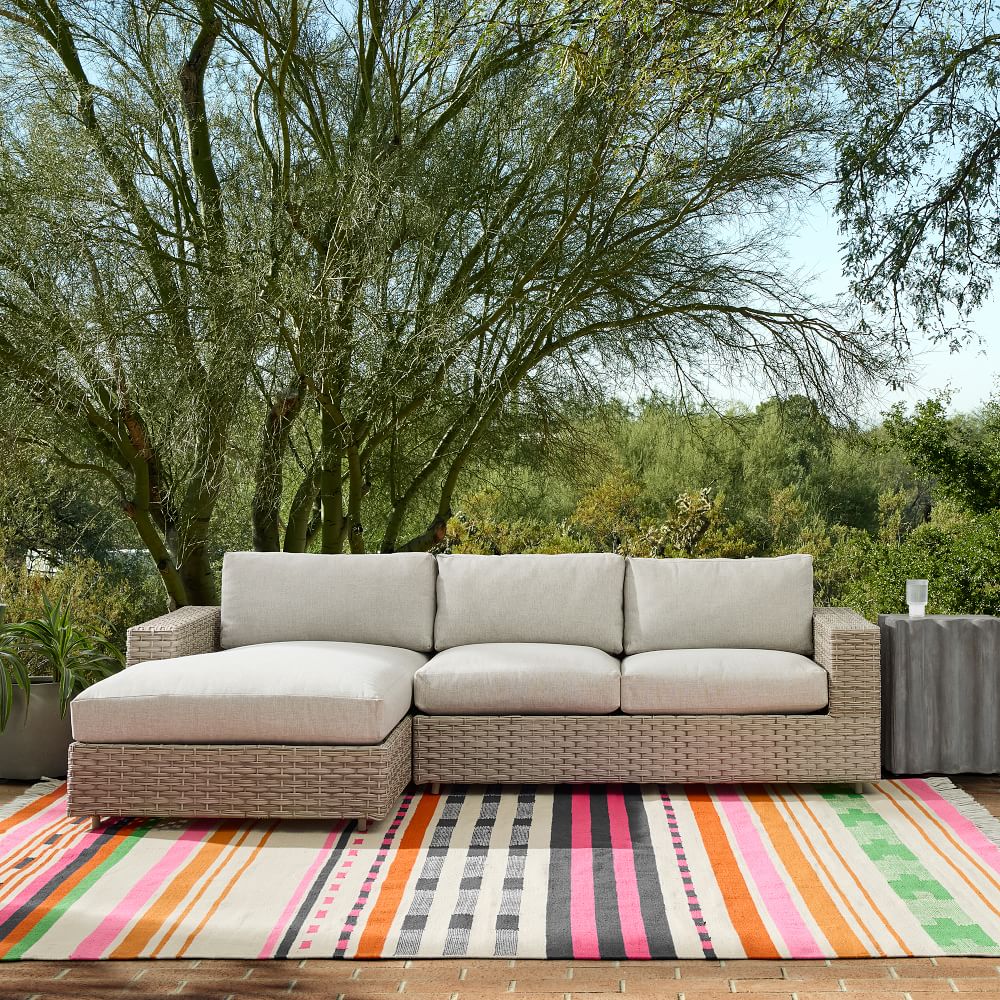 Bolé Road Stripe & Step Outdoor Rug | West Elm