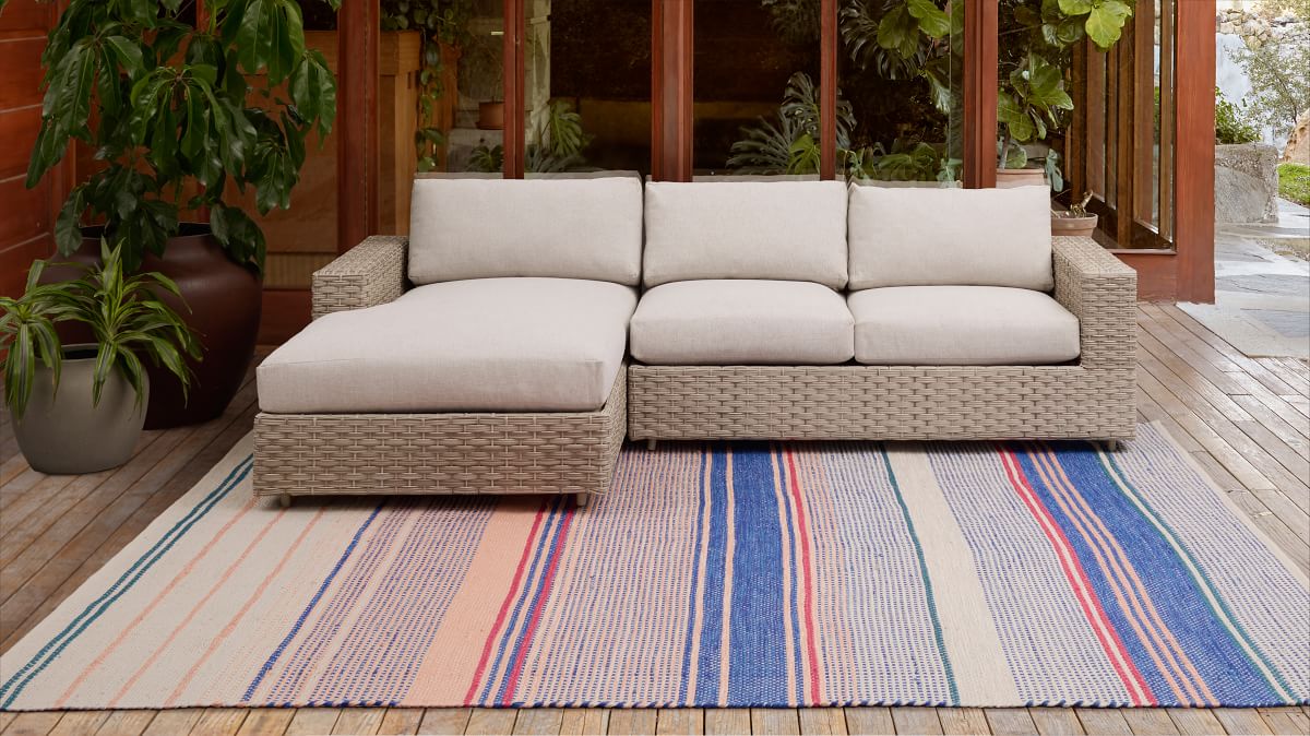 Ombre Pop Outdoor Rug West Elm