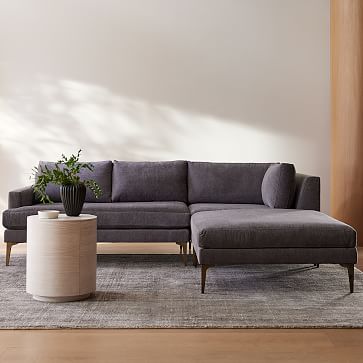 Andes 3 Piece Chaise Sectional | Sofa With Chaise | West Elm
