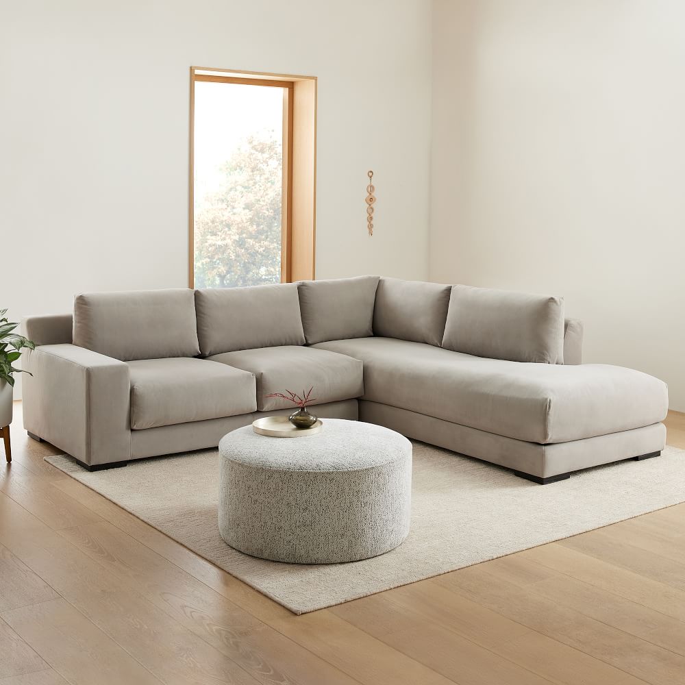Dalton 2 Piece Terminal Chaise Sectional | Sofa With Chaise | West Elm