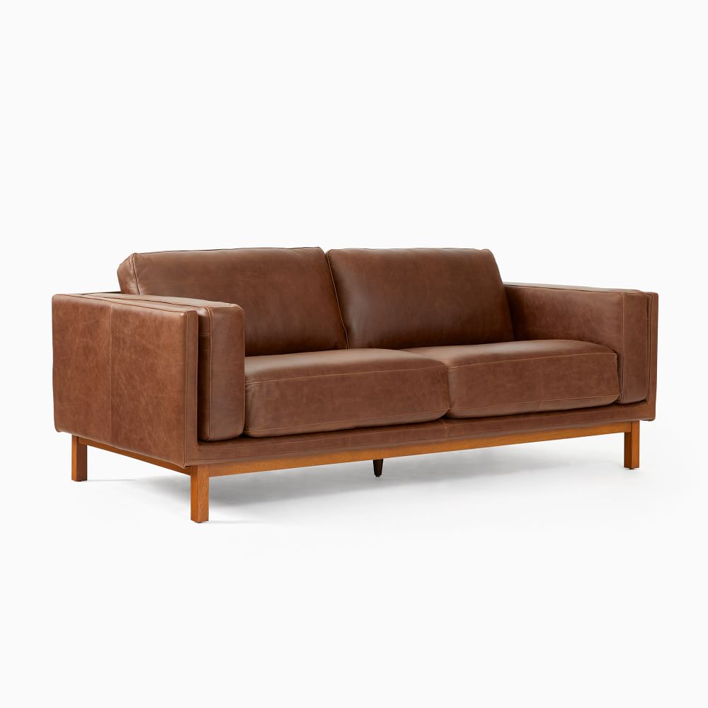Dekalb Leather Sofa (68"96") West Elm