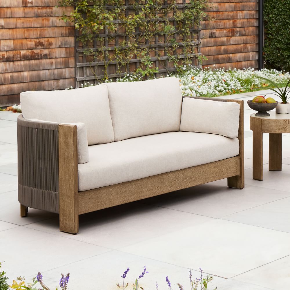Porto Outdoor Loveseat (66") West Elm