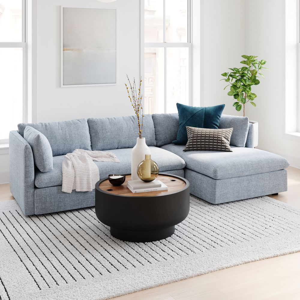 Shelter 2 Piece Chaise Sectional | Sofa With Chaise | West Elm