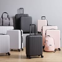West Elm Luggage - Pale Pink