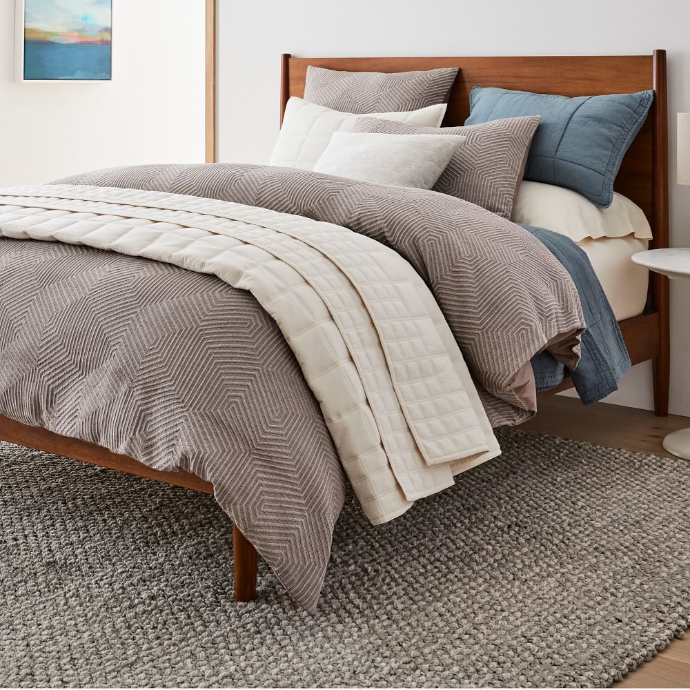 Organic Washed Cotton Percale Lightweight Quilt & Shams | West Elm