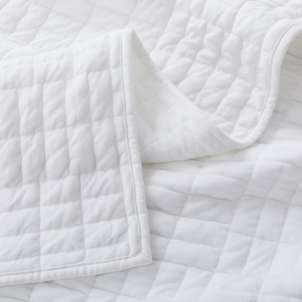 Cotton Cloud Jersey Bed Blanket West Elm